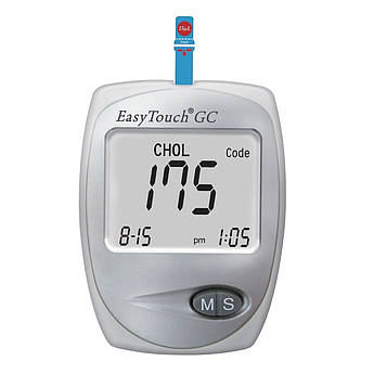 Глюкометр EasyTouch GC і тест-смужки для вимірювання глюкози і холестерину