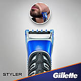 Подарунковий набір Gillette Fusion ProGlide Styler (1 касета ProGlide Power + 3 насадки + підставка) 01481, фото 7