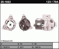 Генератор б/у на Citroen Berlingo, ZX, Peugeot, 14V-70A CA618RG,