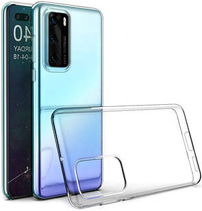 Чохол силіконовий для Huawei P40 Pro ультратонкий прозорий (хуавей п40 про)