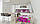 Наклейка на стіл Петуньї ПВХ інтер'єрна плівка для меблів фіолетові квіти 600*1200 мм, фото 2