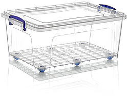 КОНТЕЙНЕР УНІВЕРСАЛЬНИЙ НА КОЛЕСАХ З КРИШКОЮ DUNYA PLASTIK ТУРЦІЯ 30 Л. 30157