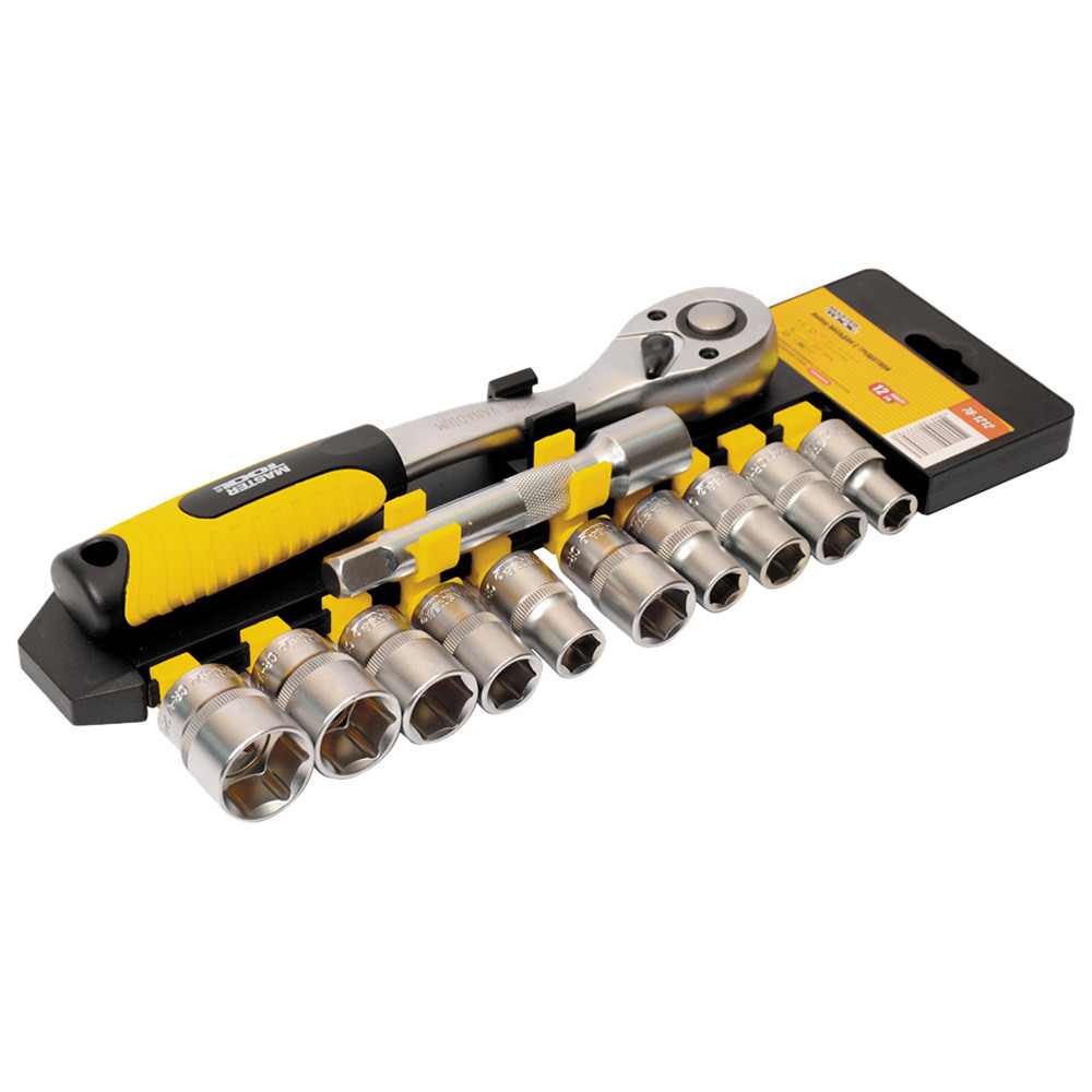 Набір інструментів 1/2" 10-24 мм 12 предметів MASTERTOOL 78-1212
