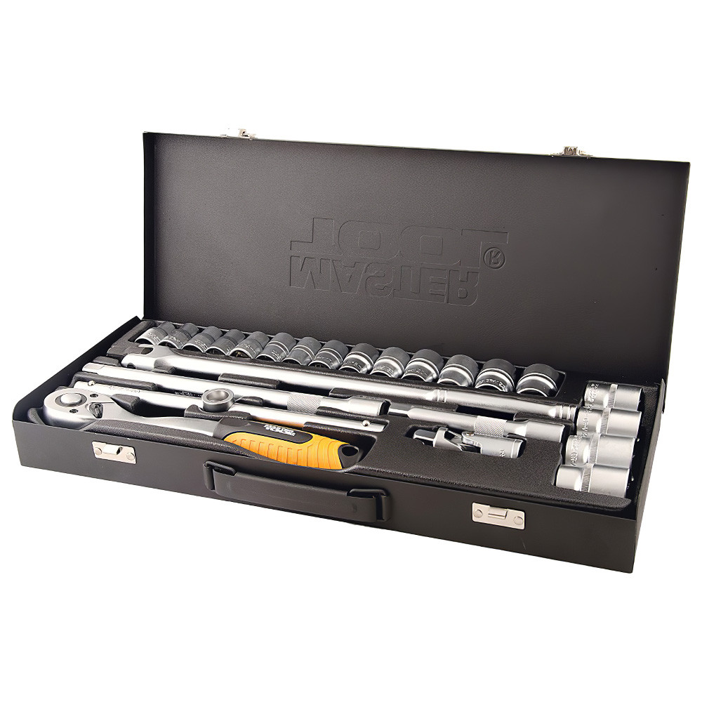 Набір інструментів 1/2" 10-32 мм 24 предмета MASTERTOOL 78-4124