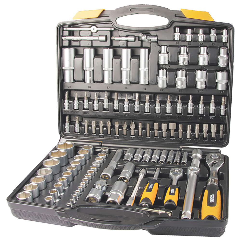 Набір інструментів 1/4"-1/2" 111 шт, кейс MASTERTOOL 78-5112