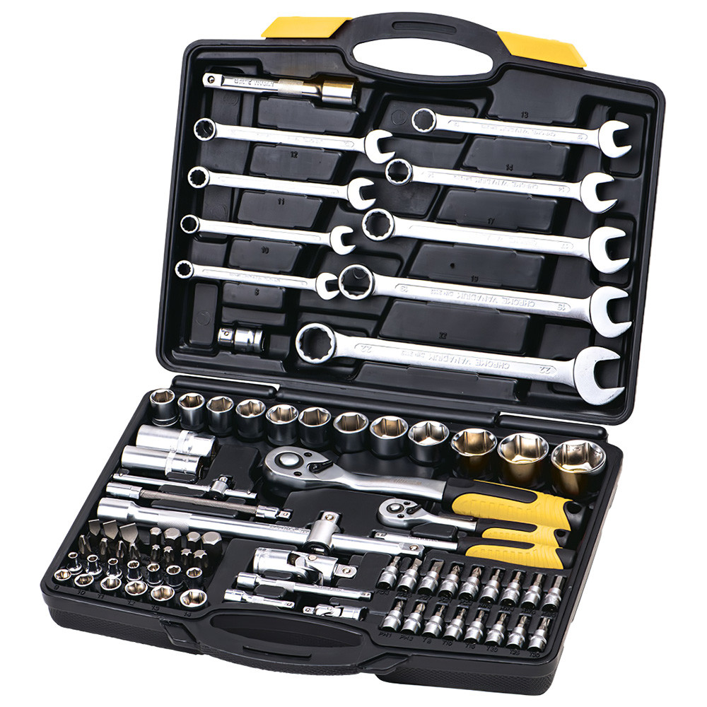 Набір інструментів 1/4"-1/2" 82 предмета MASTERTOOL 78-5182