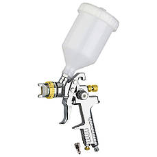 Краскопульт HVLP СБ 600 мл Ø1,8 мм 150-220 л/хв 3-4 бар MASTERTOOL 80-8906
