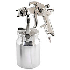 Краскопульт HVLP НБ 1000 мл Ø1,8 мм 130-210 л/хв 3-4 бар MASTERTOOL 80-8912