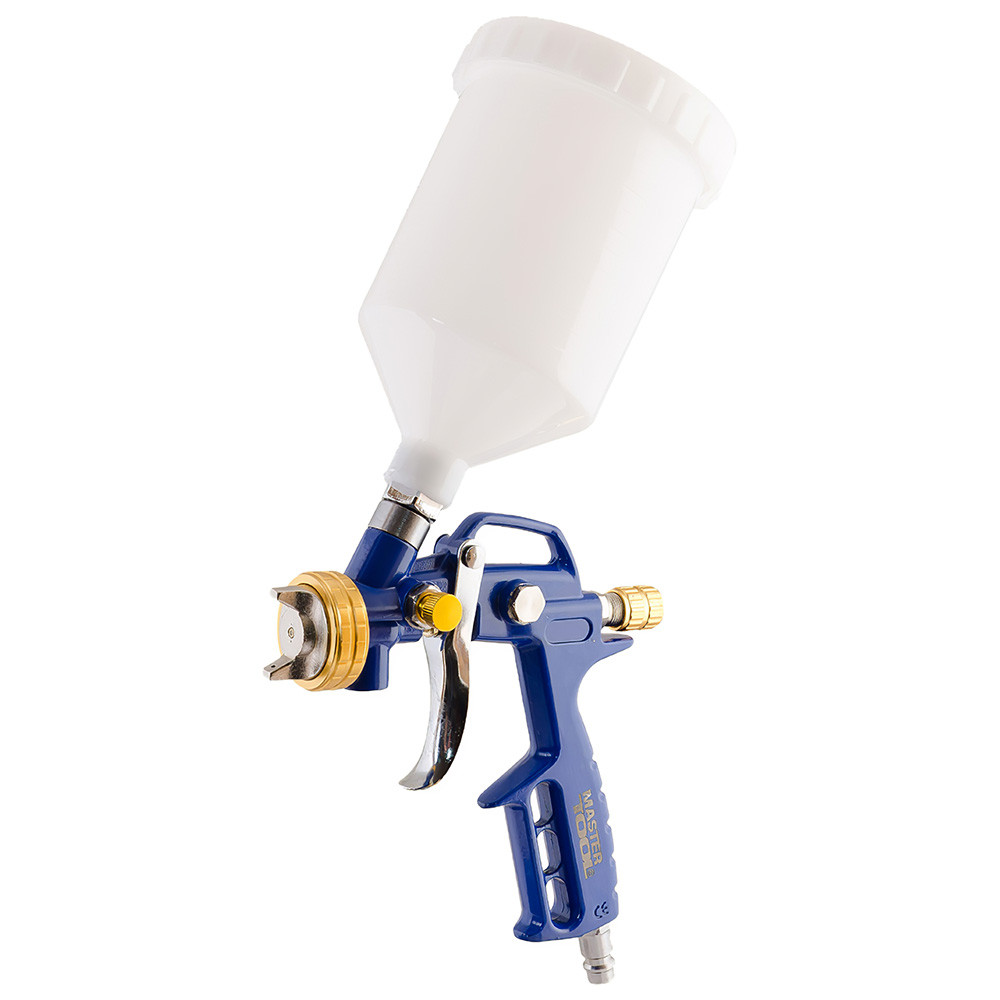 Краскопульт HP СБ 600 мл Ø1,8 мм 120-170 л/хв 3,5-5,0 бар MASTERTOOL 81-8716