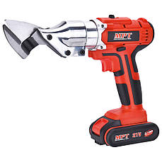 Ножиці по металу акумуляторні 21В Li-ion 1.5 Ач 2 швидкості 0.1-1.5 мм сумка MPT MCS2150.B1