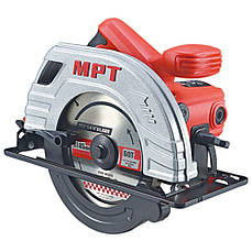 Пила циркулярна 1380 Вт 185x20 мм 5300 об/хв пропив 65 мм 45-90° аксессесуары 2 шт MPT MCS1803