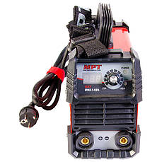 Зварювальний апарат інверторного типу 20-140 А 1.6-3.2 мм аксесуари 7 шт MPT MMA1405