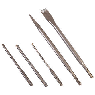 Перфоратор SDS plus 26 мм 800 Вт 900 об/хв 4850 уд/хв 3 Дж 3 режими аксесуари 5 шт кейс MPT MRHL2607, фото 2