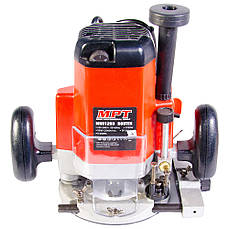 Фрезерна машина 1950 Вт 5000-22000 об/хв цанга 6-12 мм хід фрези 65 мм аксесуари 8 шт MPT MRU1203