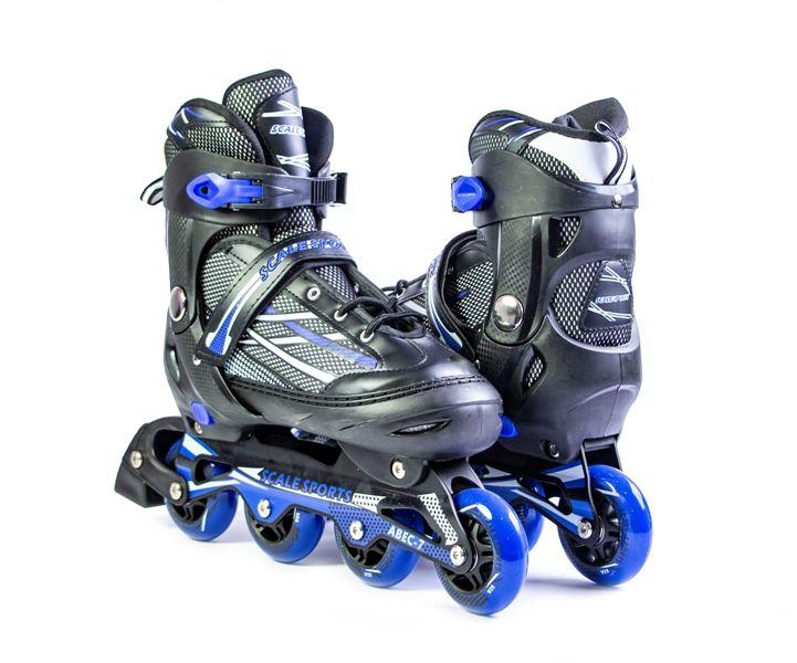 Ролики з колесами розсувні Scale Sports "Adult Skates". Сині, розмір 41-44