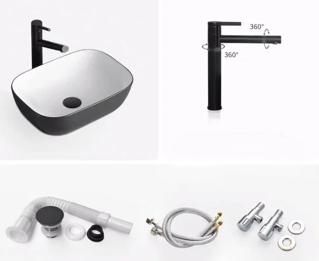 Раковина накладна Beauvaia RD-273-1, фото 1