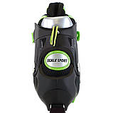 Ролики з колесами розсувні Scale Sports. Зелені, розмір 41-44, фото 4