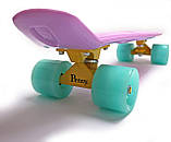 Пластборд Penny Board Ліловий зі світними колесами, фото 9