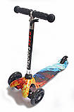 Самокат Дитячий Micro Mini. огонь і лід, фото 2