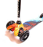 Самокат Дитячий Micro Mini. огонь і лід, фото 3