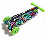 Дитячий самокат MAXI. STARS. Складане кермо., фото 2