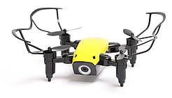 Квадрокоптер Aircraft S9hw Drone mini з камерою і wi-fi Жовтий