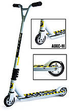 Дитячий трюковий самокат Scale Sports Extrem на підшипниках Abec-9 в білому кольорі
