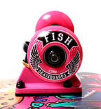 Дерев'яний СкейтБорд від Fish Skateboard "Дівчинка Тигр", фото 5
