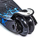 Дитячий самокат MAXI. Блискавка. Світяться колеса!, фото 3