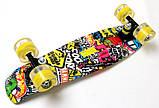 Penny Board "Graffiti" Inscription. Світяться колеса., фото 7