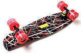 Penny Board "Red design" Світяться колеса!, фото 7