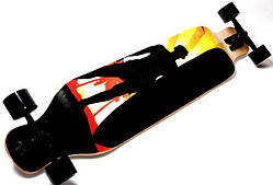 Лонгборд Drop Through "Wood Black Men"