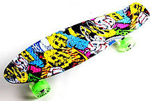 Penny Board "Fish" Joker. Світяться колеса.
