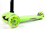 Дитячий самокат MAXI. Green, фото 2