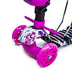 Самокат Scooter 5 в 1 з малюнком Макі, фото 3