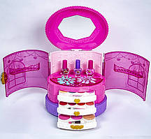 Набір дитячої косметики J-1025 для макіяжу та манікюру, у скриньці