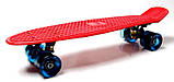 Penny Board. Red.+ захист + шолом. Блискучі колеса., фото 3