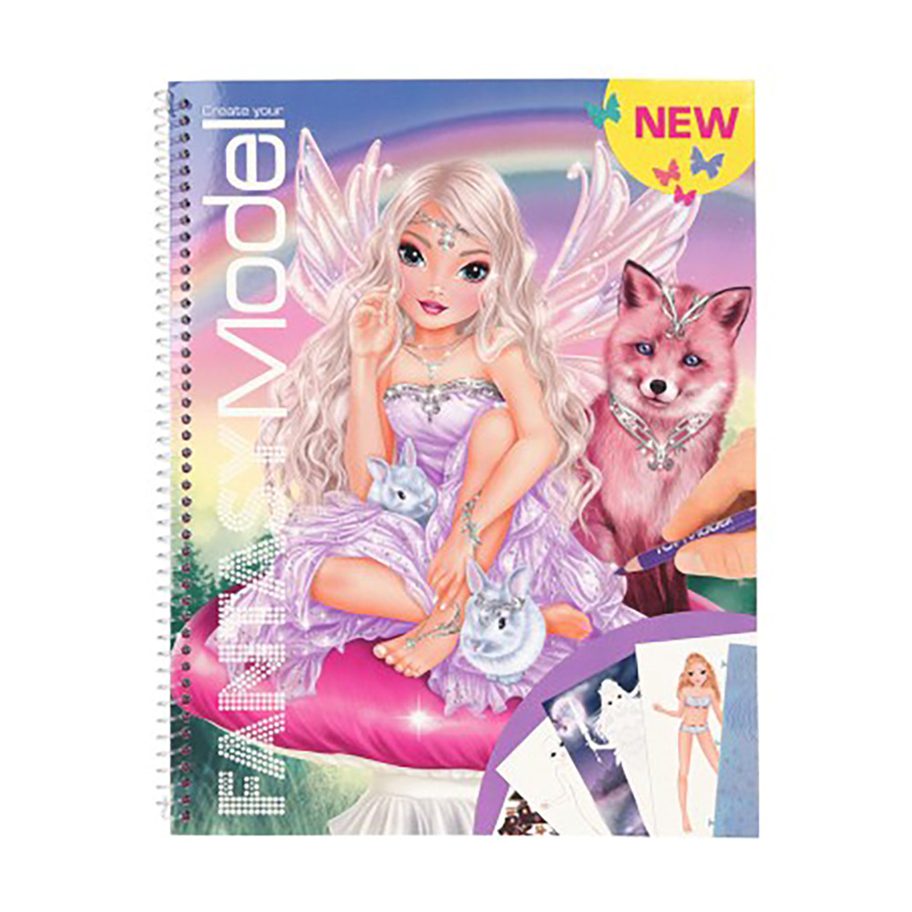 Альбом для творчості з наклейками Fantasy Model