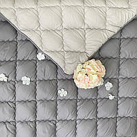 Ковдра двоспальне тканини холлофайбер "ODA" 175*210 Стьобана ковдра