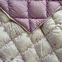 Ковдра двоспальне тканини холлофайбер "ODA" 175*210 Стьобана ковдра