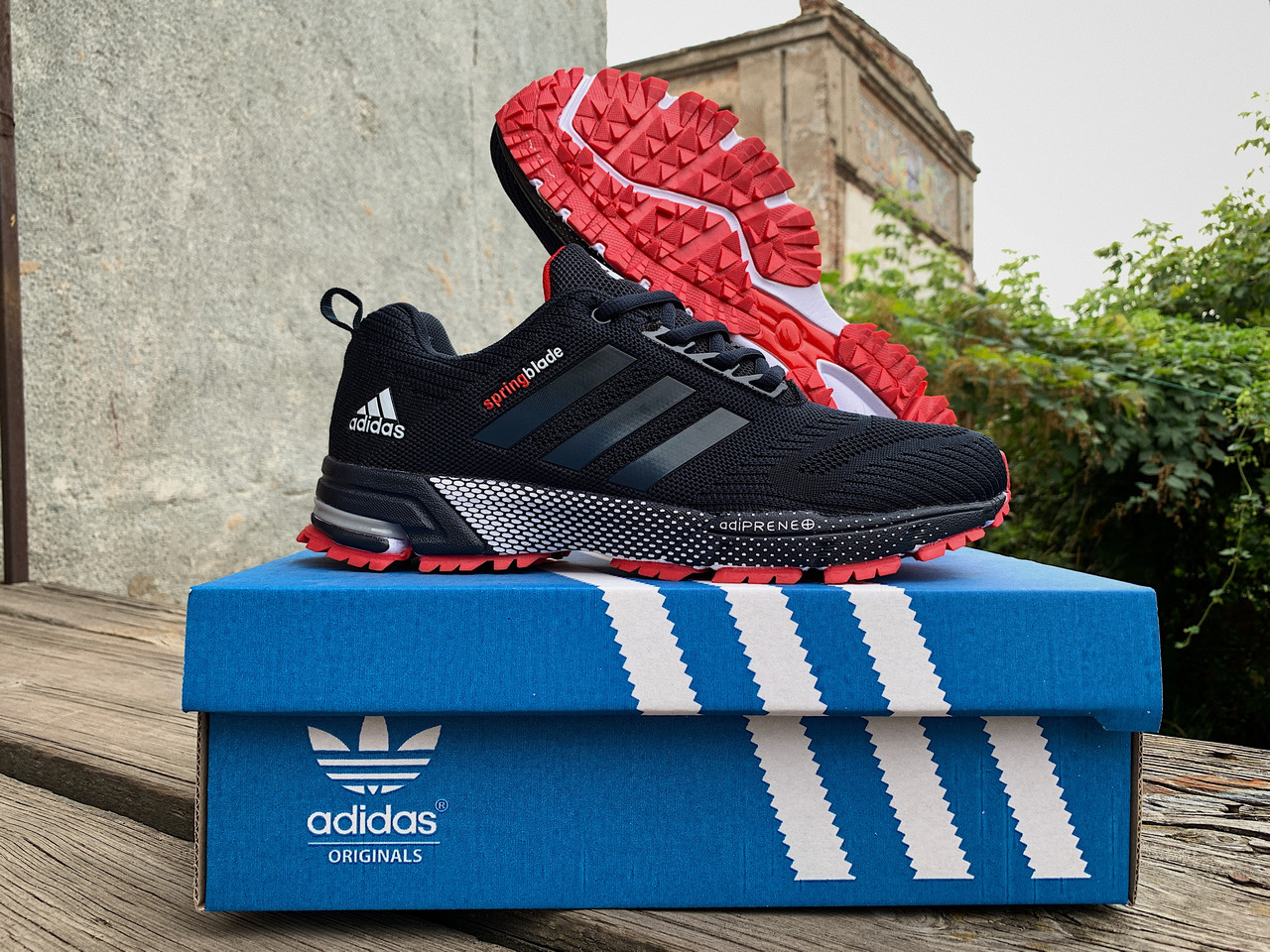 Чоловічі кросівки Adidas Marathon (36-46 розміри) сині