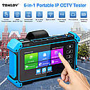 Сервісний монітор-тестер  IPC-5100 Plus 8MP IP CVI TVI AHD 8MPonvif POE 12в, Wi-Fi тестер відеосигналу, фото 5