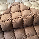 Ковдра тканини холлофайбер Євро розмір 200*220 см ODA Стьобана ковдра, фото 3