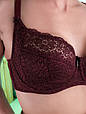 Бюстгальтер Finikin 5077F оптом, чашка F, колір Бордовий, фото 2