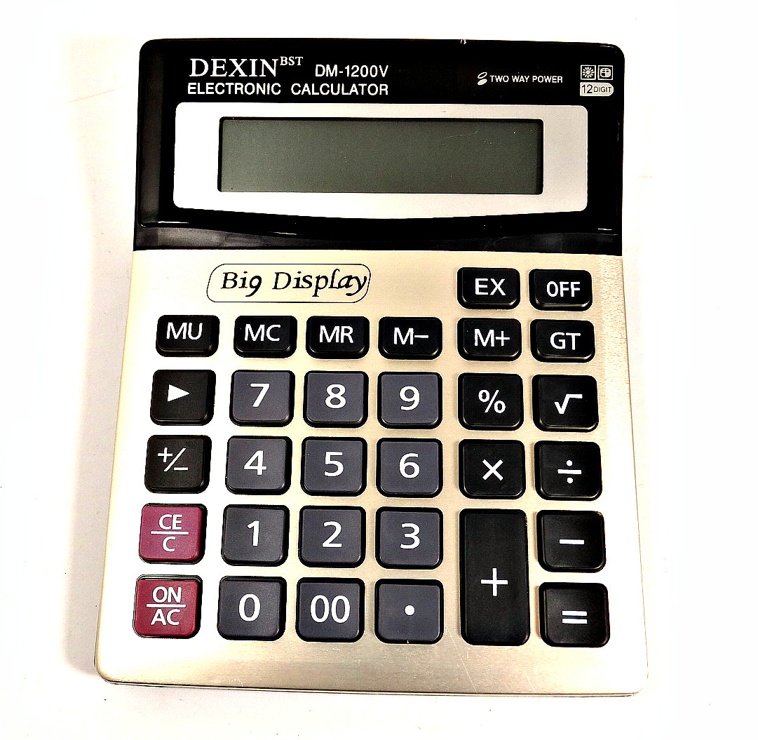 Калькулятор електронний Dexin DM-1200V