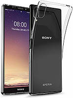 Прозрачный Чехол Sony Xperia L3 (ультратонкий силиконовый)