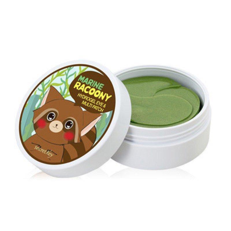 Гідрогелеві патчі для очей і вилиць Secret Key Marine Racoony Hydrogel Eye&Multi Patch 60 шт.