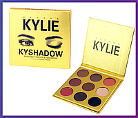 Тени для век Кайли Дженнер "Бронзовая Палитра" | Kylie Jenner The Bronze Palette | 9 цветов, Качество b