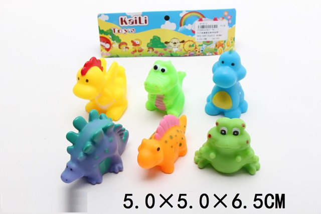 Пискавки Динозаврики Дракони, набір 6в1 іграшки 5*5*6,5 см, у пакеті, див. опис