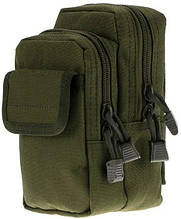 Тактична універсальна (поясний) сумка - підсумок Mini warrior з системою M. O. L. L. E Olive (103-olive)